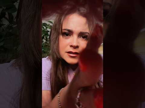 Fixing your flyaways #asmr #relax #asmrsounds #satisfying