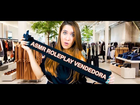 ⭐️ ASMR Español ⭐️ Mi mejor Roleplay de vendedora de ropa. Bellísimas y relajantes pantimedias