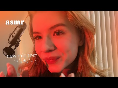 Testing my new microphone | soft ear to ear whispers, triggers & chit chat