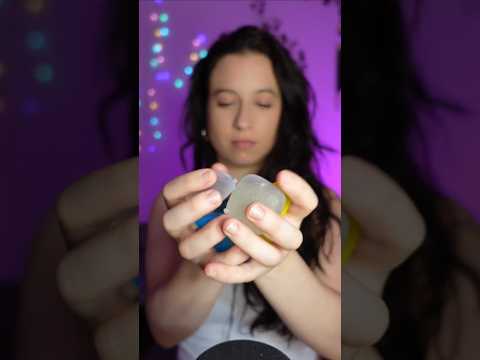 ASMR frutas de agua congelada ¿Puedes aguantar? 🍋‍🟩💧 #asmr #shorts #asmrenespañol