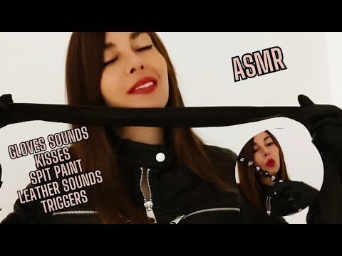 ASMR DOMINANT GIRLFRIEND - KIDNAPPING - KISSES - SPIT PAINT - LEATHER  GLOVES - TRIGGERS