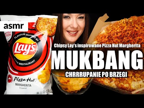 MUKBANG! LIMITOWANE CHIPSY LAY'S O SMAKU INSPIROWANYM PIZZA HUT MARGHERITA!