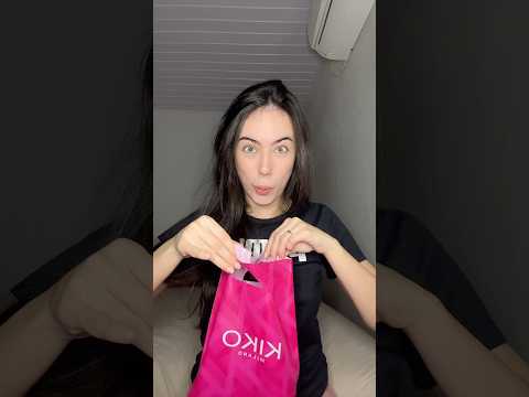 ASMR- comprinhas na kiko milano #asmr #shorts