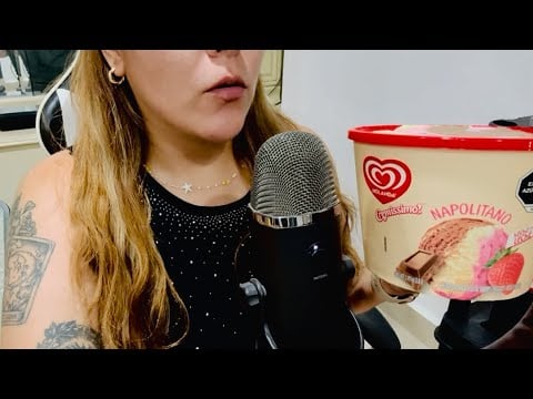 💦🤤ASMR EN ESPAÑOL | COMIENDO HELADO MEGA RELAJANTE 💦🤤