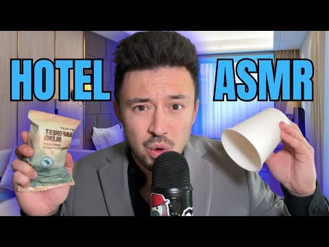 🔴 ASMR with EVERY Hotel Room Item!