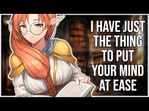 3DIO ASMR | Finding Peace in an Ancient Elven Library 🌄📖| Soft Spoken British Accent | Sleep Aid