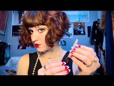 asmr ~ doing your nails (it’s 1928) using historical methods
