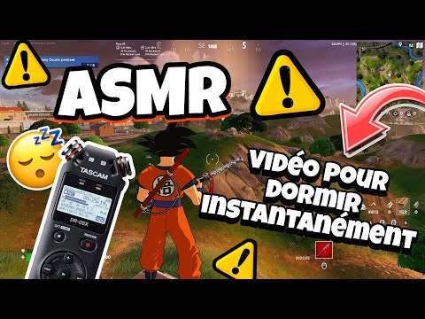 ASMR Français •⚠️ATTENTION⚠️CETTE VIDÉO VAS TE FAIRE DORMIR INSTANTANÉMENT AVEC LE TASCAM (fortnite)