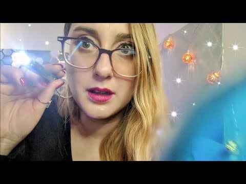 ASMR Eye Exam 👀 & Grocery Shop Roleplay 🍓 (mouth sounds, visuals)