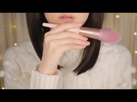 【ASMR/囁き】とてもゆっくりな動きと安心する心音 /  Slow hand movements, Heartbeat for anxiety relief