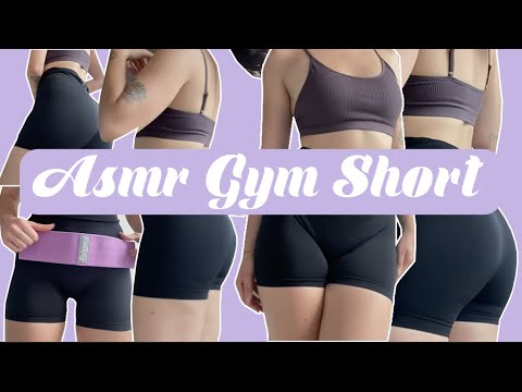 ASMR💎SHORT GYM SCRATCHING✨🏋🏻‍♀️ (Fabric Sounds)