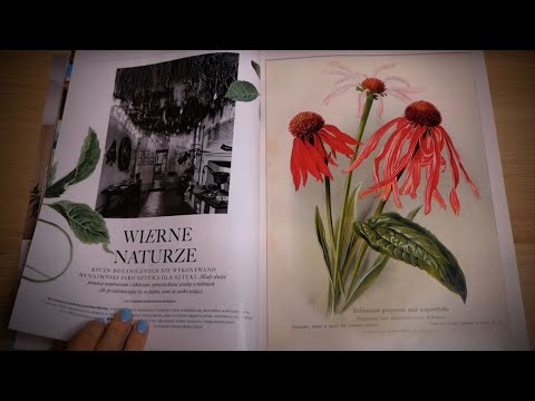 ASMR [PL] | przeglądanie magazynu z żuciem gumy i dźwiękami ust | bliski szept po polsku