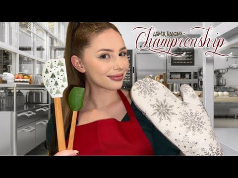 ASMR Roleplay | Holiday Baking Competition 👩‍🍳✨🍪