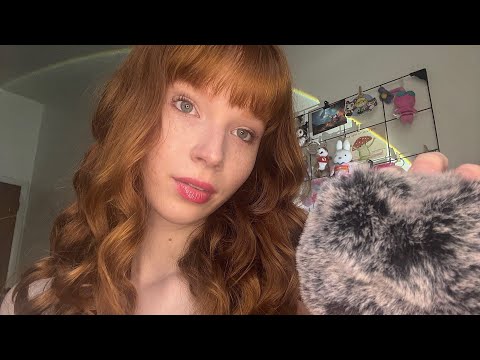 Soothing ASMR for Sleep ☁️ ( Fluffy Mic, Positive Affirmations, Plucking Your Negative Energy +)