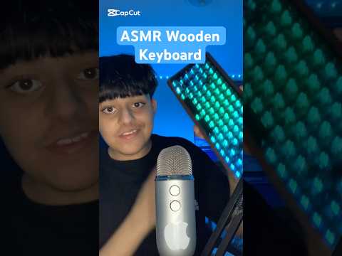 ASMR New Wooden Keyboard