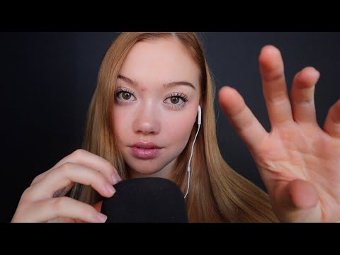 ASMR| MIC SCRATCHING+ MOUTH SOUNDS+ RAMBLE+ HAND MOVEMENTS