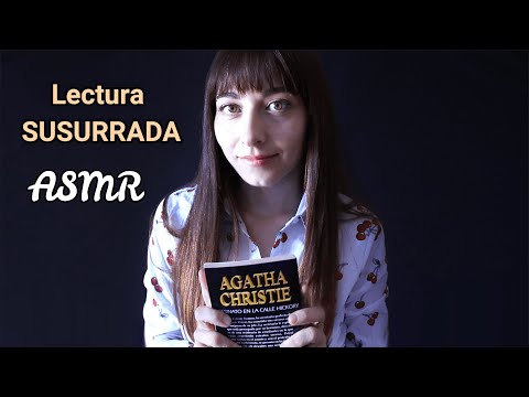 ASMR | Lectura Susurrada para RELAJARSE y DORMIR😴 Detective Agatha Christie | en Español