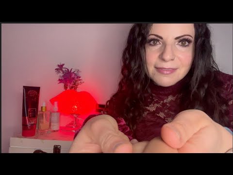 ASMR Roleplay Relaxing Hand Massage (Whispering Soft Spoken)