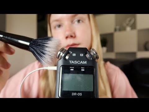 ASMR brushing your ears *tingly*