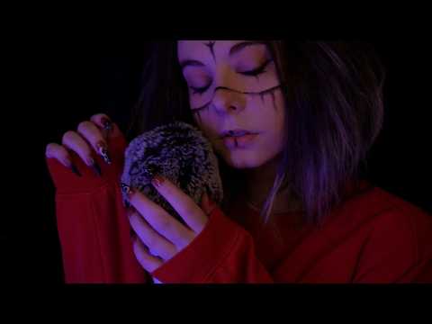 classic ASMR | close up Whispering & Fluffy Mic Scratching - Blue Yeti