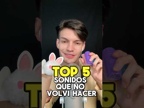 5 SONIDOS QUE NO VOLVÍ HACER #asmr #shorts #asmrvideo #top