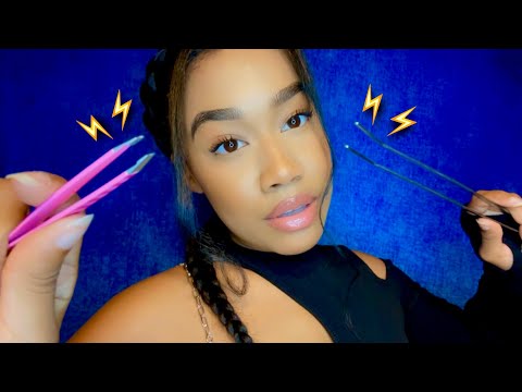 ASMR Fast & Aggressive Plucking Your Negative Energy ⚡️Fast ASMR⚡️