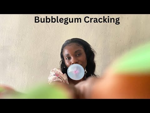 ASMR DUPLICATE TWIN GUM CHEWING AND CRANKING WITH SOFT WHISPERS