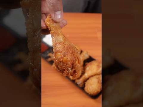 KFC Chicken ASMR 🍗 Crispy Fried Chicken Recipe | No Talking Shorts #shorts #asmr
