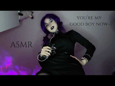 ⋅ ♰ obsessed goth girl kidnaps you ASMR ♰ ⋅
