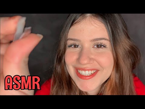 ASMR AMIGA FAZENDO SUA SOBRANCELHA COM MUITOS SONS DE BOCA