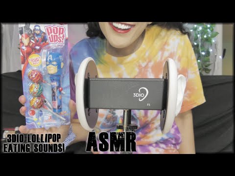 ASMR  Lollipop  Eating  ♡  3DIO BINAURAL ~🍬🍬🍬♡