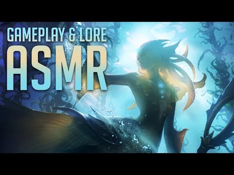 ASMR League of Legends | Nami Gameplay and Lore (whispers♥)