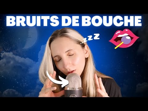 ASMR FR | BRUITS DE BOUCHE Avec Le Blue Yeti Pro (Visuels, Tapping, Massage crânien) 😴