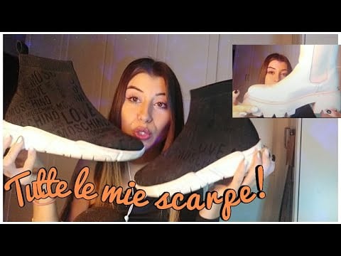 🇮🇹ASMR ITA• VI MOSTRO TUTTE LE MIE SCARPE👠👟👢 INVERNALI🍂 #asmrita #scarpe #whispering