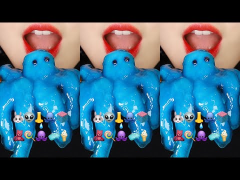 VERTICAL MUKBANG GALAXY FOOD ASMR TAPIOCA PEARL ASMR EMOJI FOOD ASMR 🛸