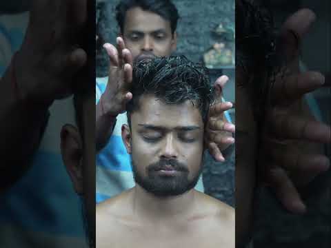 Powerful Acupressure: Strong Barber Relieves Neck & Shoulder Stress ASMR #shorts