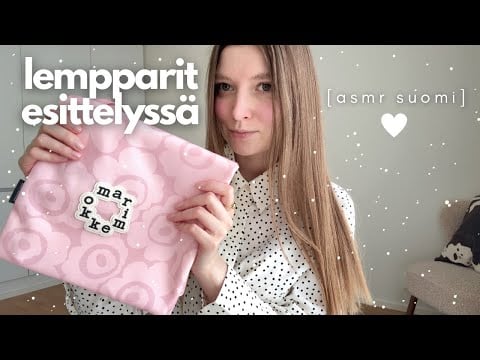 ASMR suomi | Lempparit esittelyssä & filosofisia ajatuksia ostamisesta (Marimekko, Longchamp)