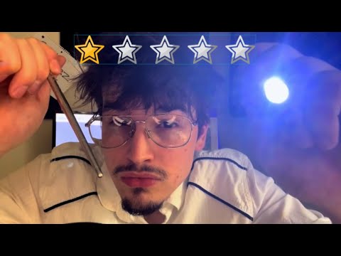 ASMR worst reviewed doctor (I gaslight you the whole time)