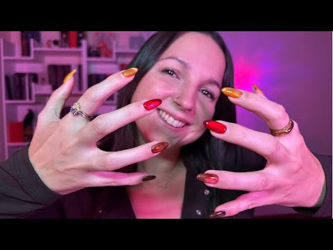 ASMR - HAND movements to make you SLEEP w/ Hand Sounds and Mouth Sounds
