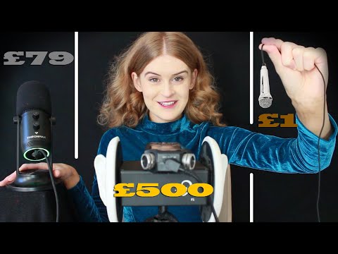 £1 Microphone VS £500 Microphone ASMR comparison test