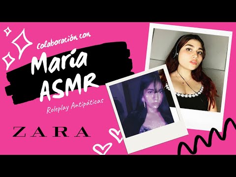 Cajera de ZARA antipática/ Colaboración con María ASMR/ Andrea ASMR 🦋