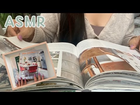 fast page turning asmr - relaxing thick glossy pages |interior design books ( no licking )