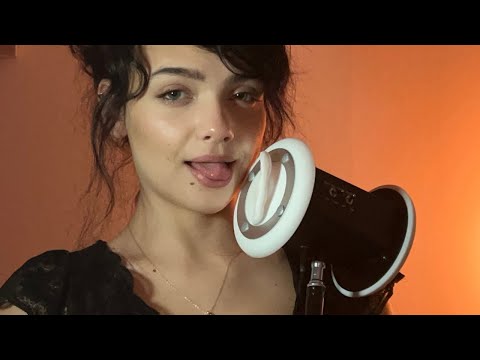 Slow Kissing Sounds ASMR  3Dio Mic | Sleep and Tingles