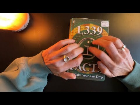 😴 ASMR Quite Interesting Facts!! I Love This Book!