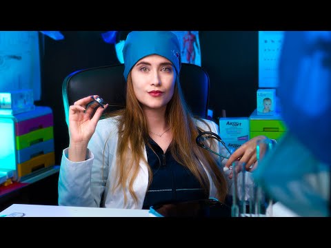 Asmr español - EXAMEN DE NERVIOS CRANEALES para DORMIR - CINEMATIC ASMR - Asmr with Sasha