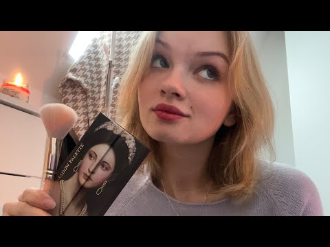 асмр макияж | звуки рук | asmr makeup, mouth sounds