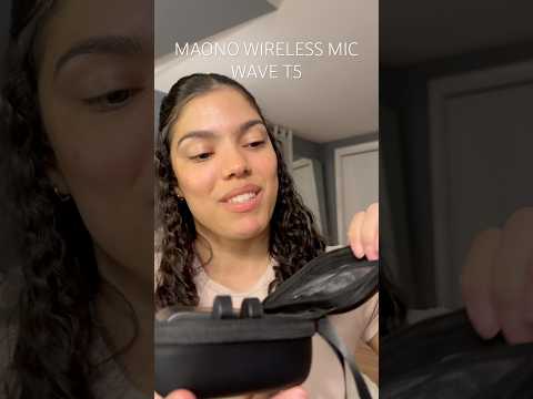 Trying out the new MAONO wireless wave T5 microphone! (Sound test)