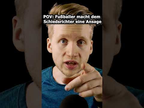 ASMR - POV: Fußballer macht dem Schiedsrichter eine Ansage! #shorts #asmr #roleplay #deutscheasmr