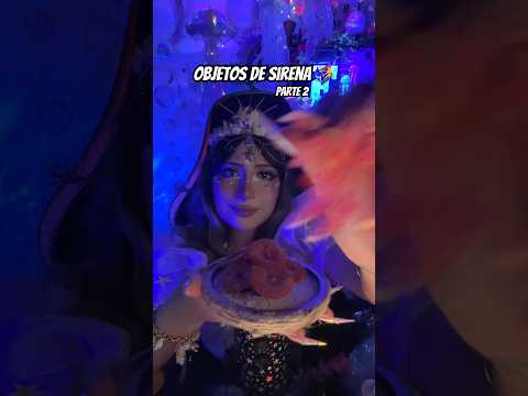 Objetos de sirena 🧜‍♀️ parte 2 #asmr #asmrroleplay #asmrsounds #sirena #asmrsirena