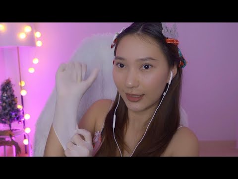 ASMR Latex Gloves Baby Oil XS Size Relax Sounds [ No Talking ] 🖤🧴💋 - RAINIE ASMR
